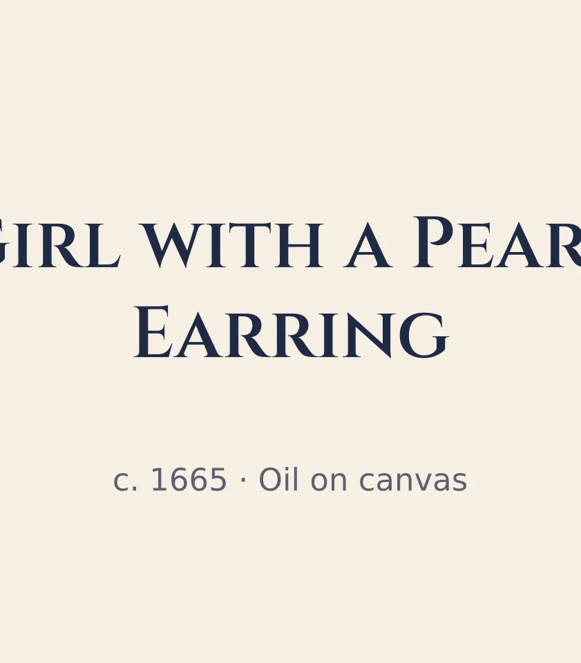 Detail of Girl with a Pearl Earring by Johannes Vermeer
